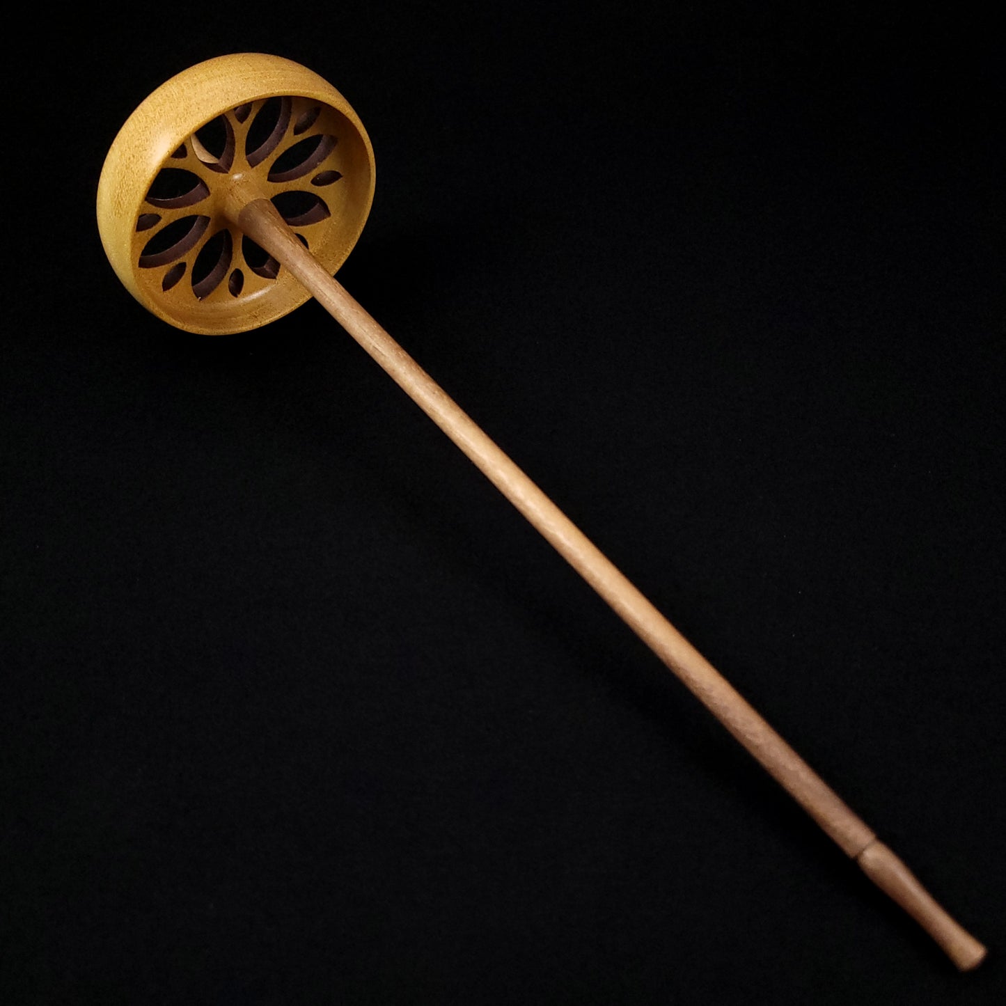 Large Yellowheart Top Whorl Spindle