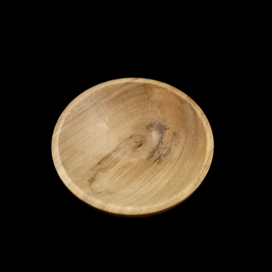 Spalted Holly Spindle Bowl