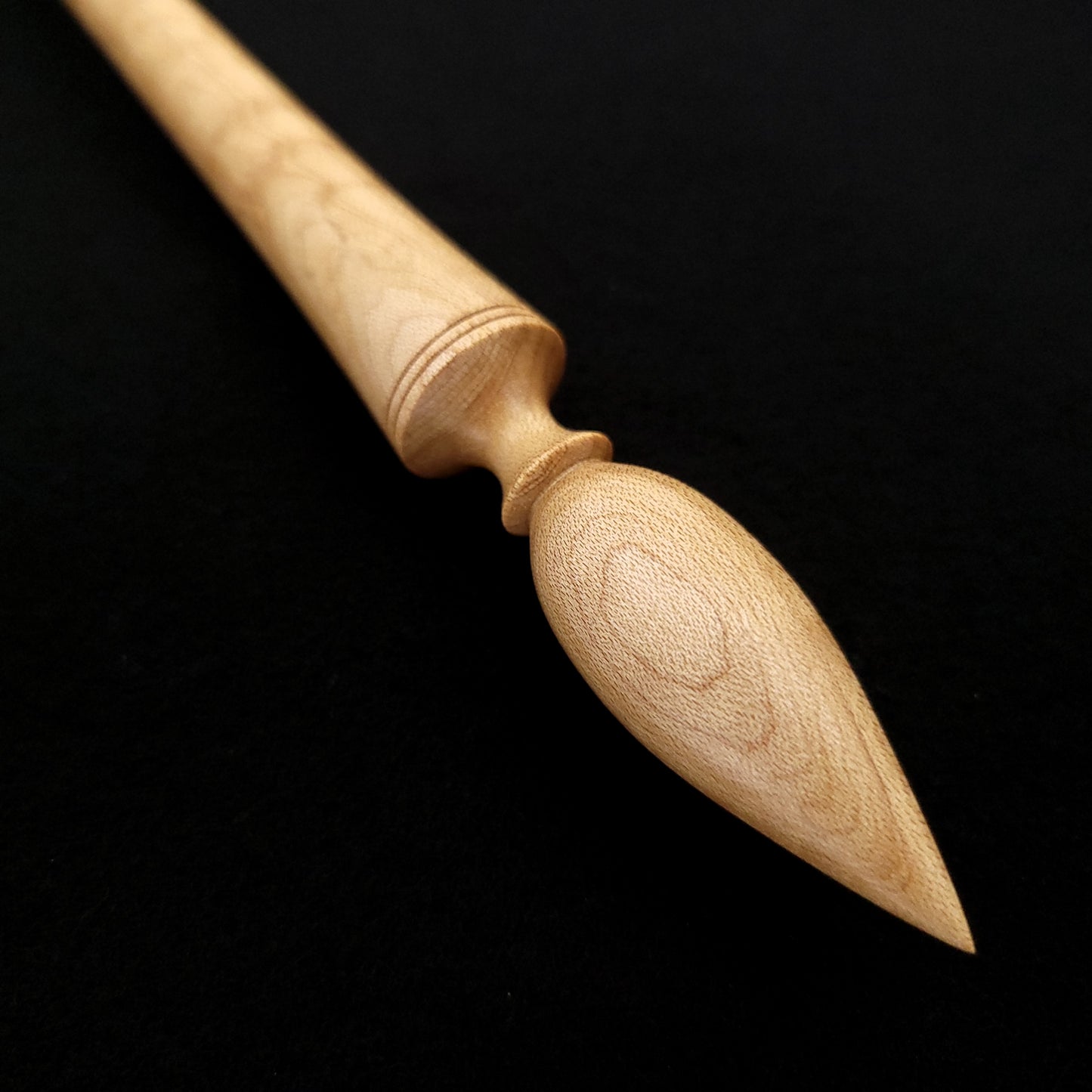 Full Size Tiger Maple Russian Spindle