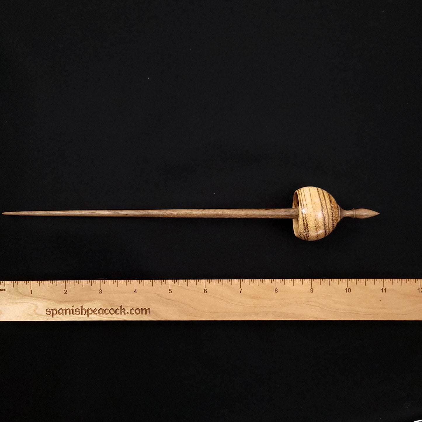 Full Size Zebrawood Ninja Spindle