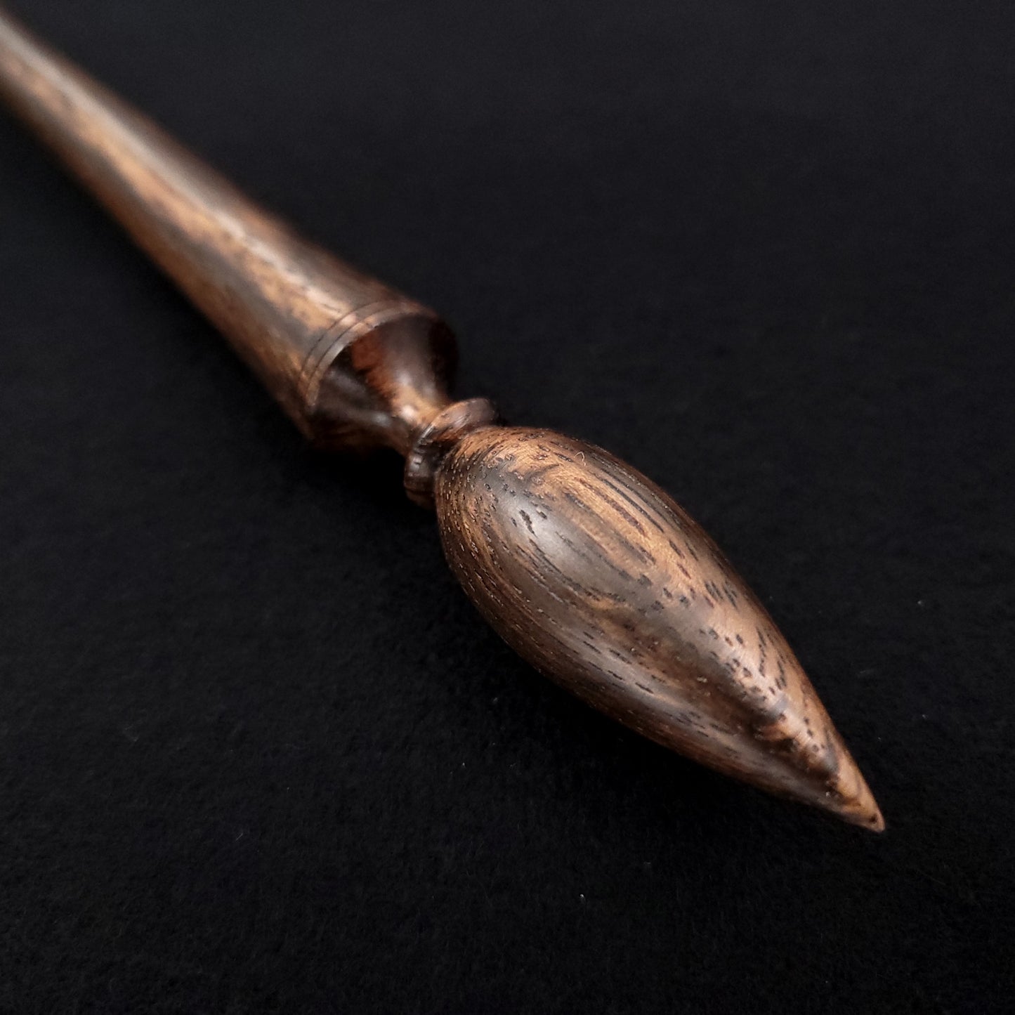 Full Size Macassar Ebony Russian Spindle