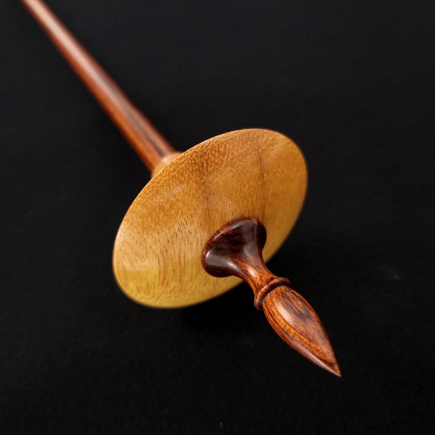 Osage Orange Bead Spindle and Bowl Set