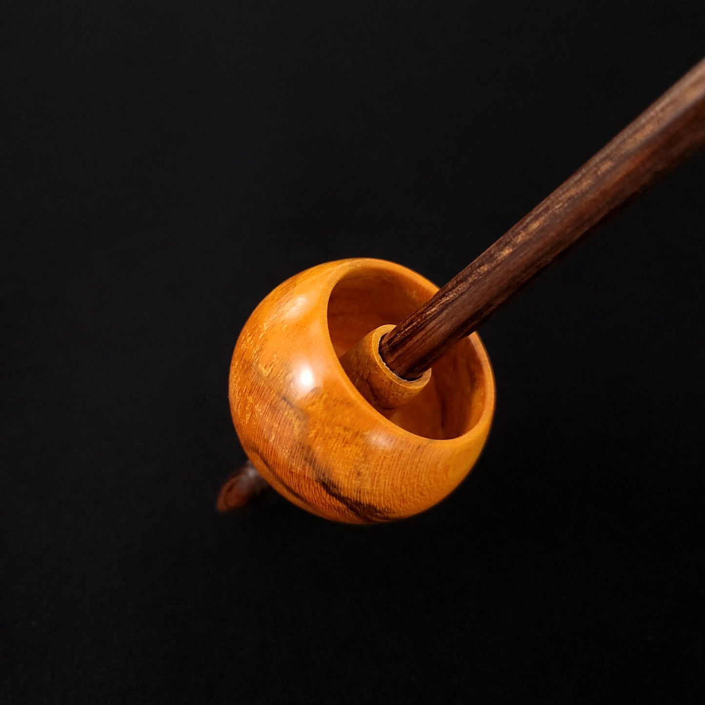 Full Size Spalted Holly Ninja Spindle