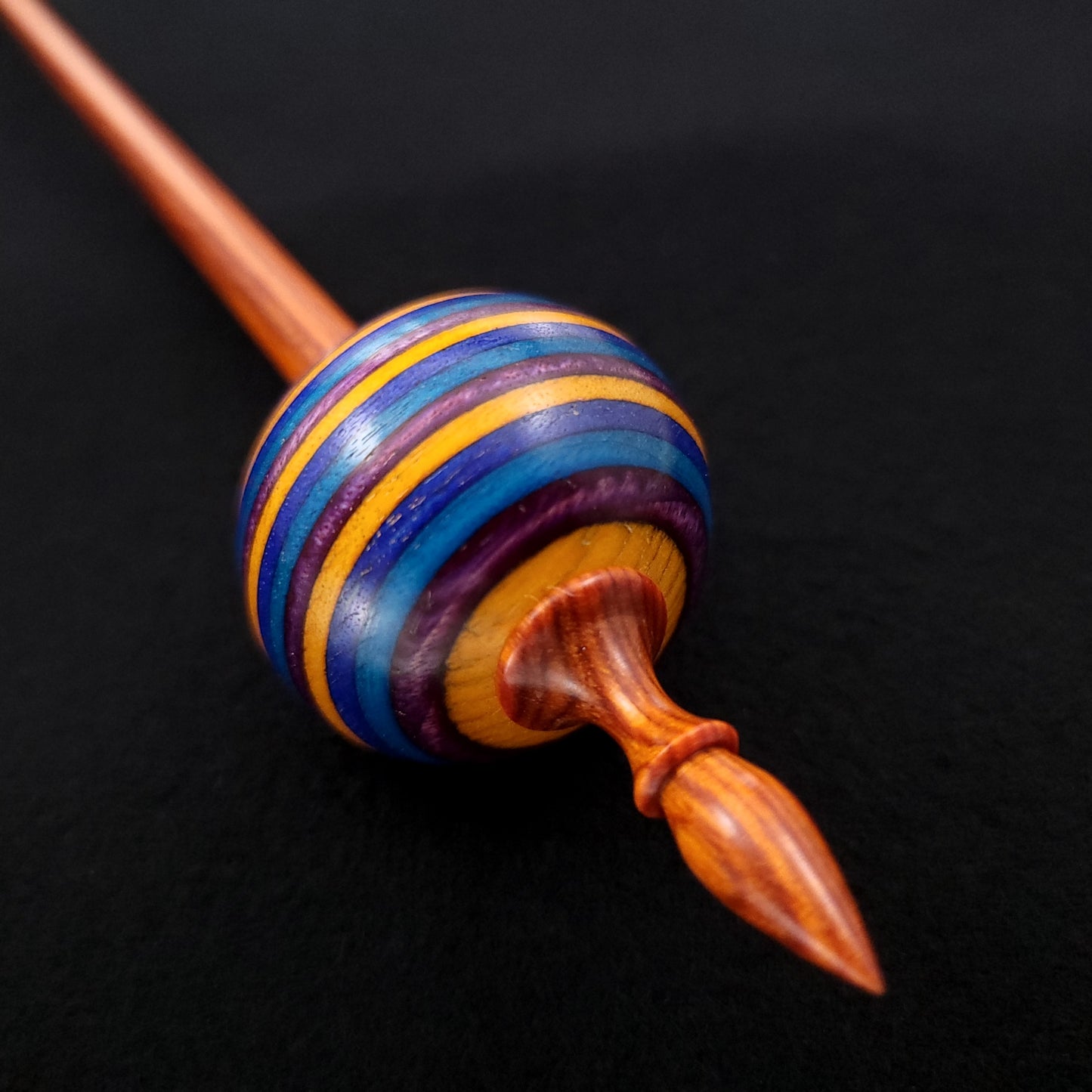 Mid Size Spectraply Birch Bead Spindle