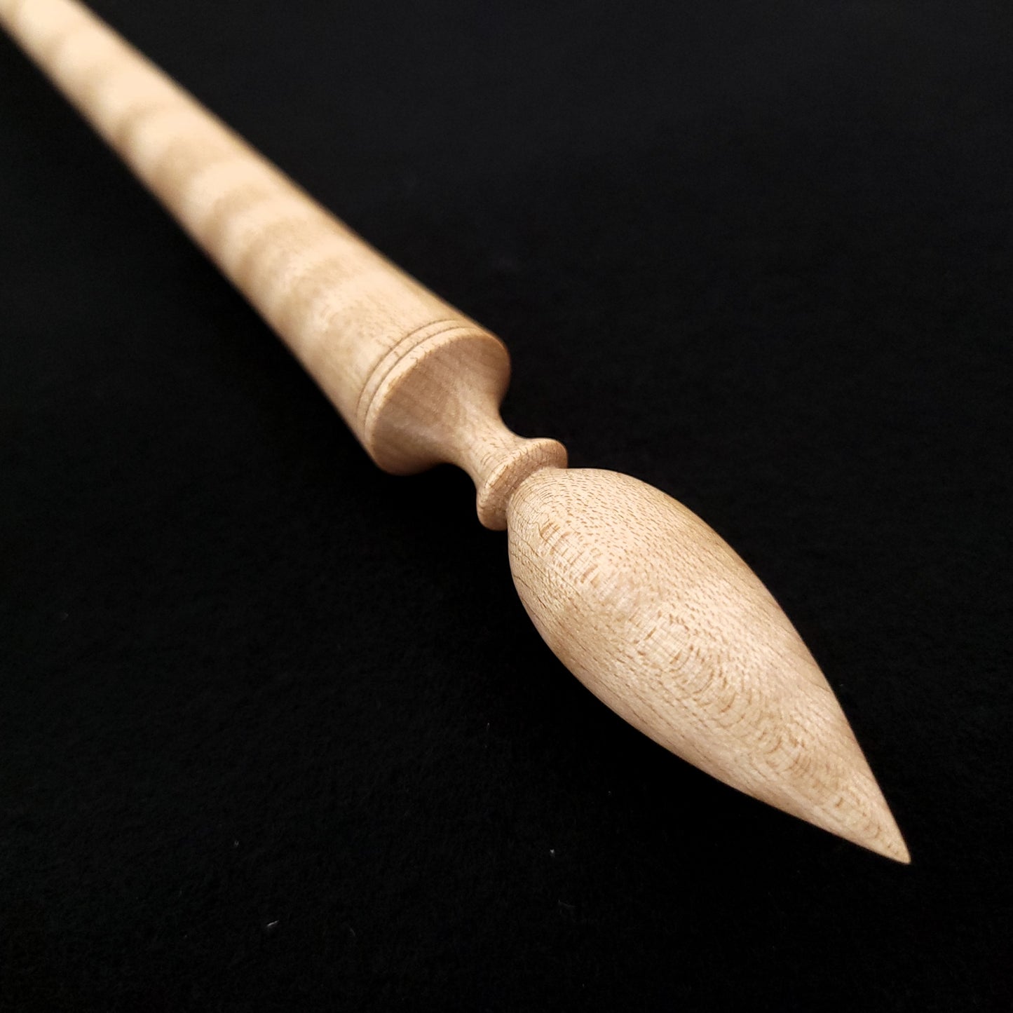 Full Size Tiger Maple Russian Spindle