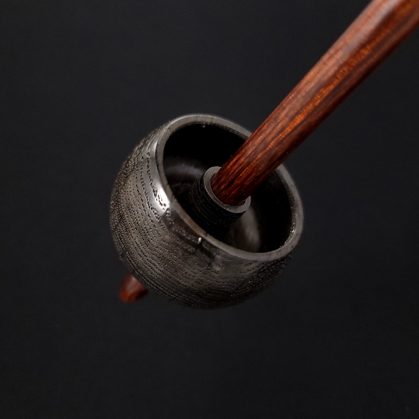 Full Size Bog Oak Ninja Spindle