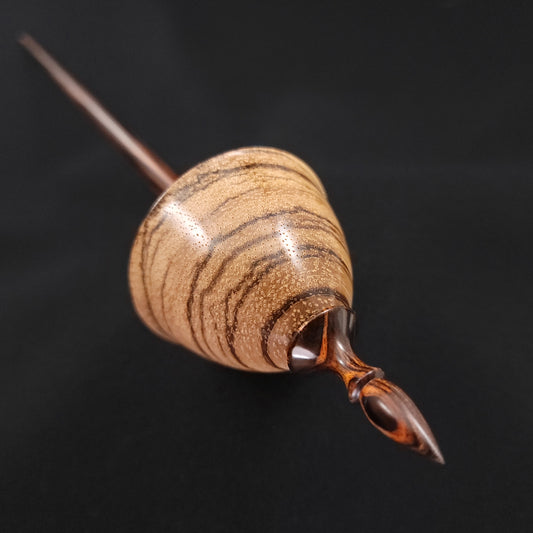 Full Size Zebrawood Tibetan Spindle **One spindle per customer!