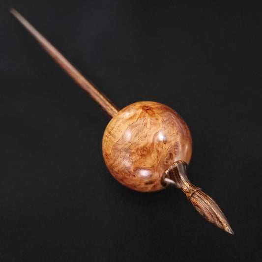 Full Size Amboyna Burl Ninja Spindle **One spindle per customer!