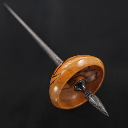 Full Size Spalted Holly Bob Spindle