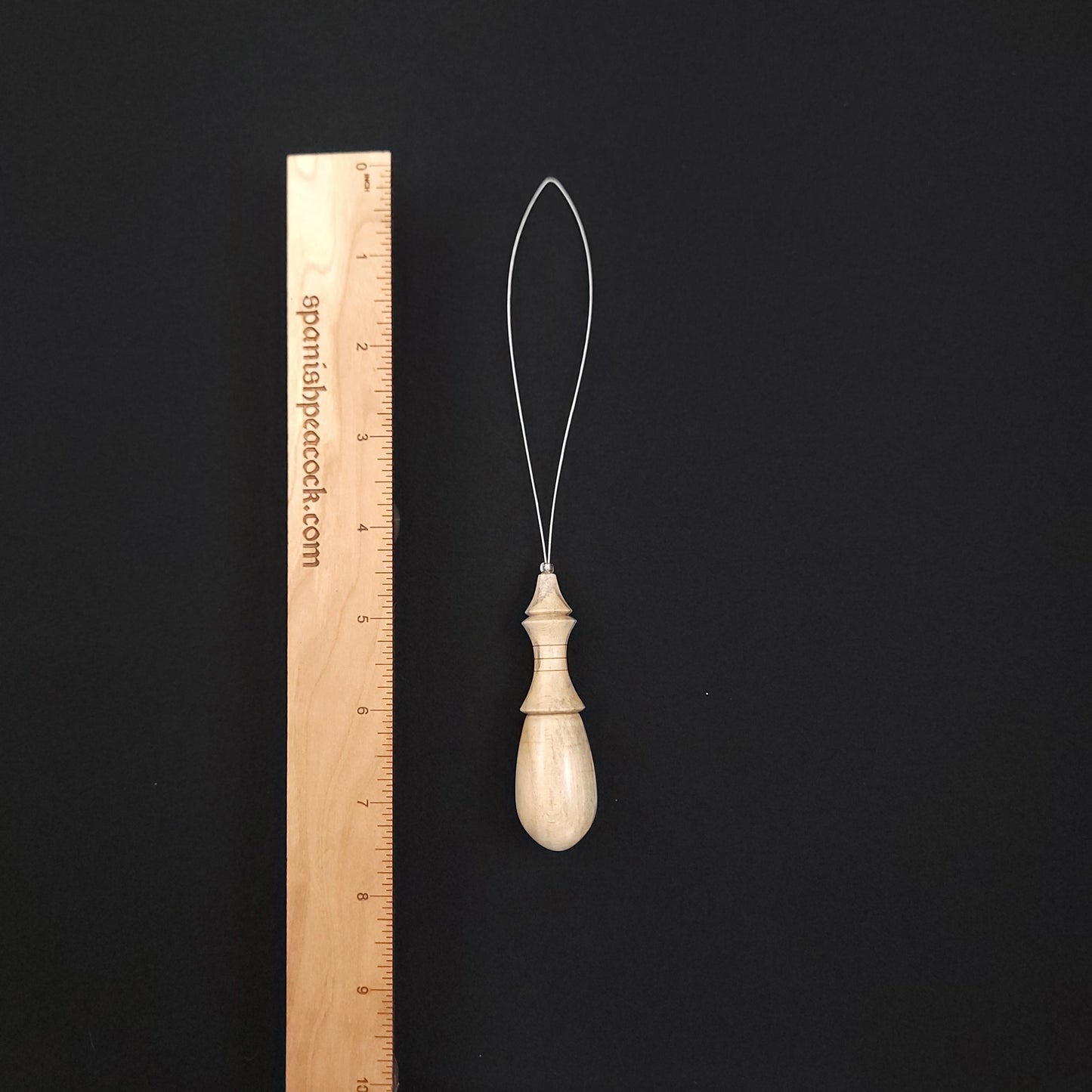 Stabilized Spalted Holly Orifice Hook