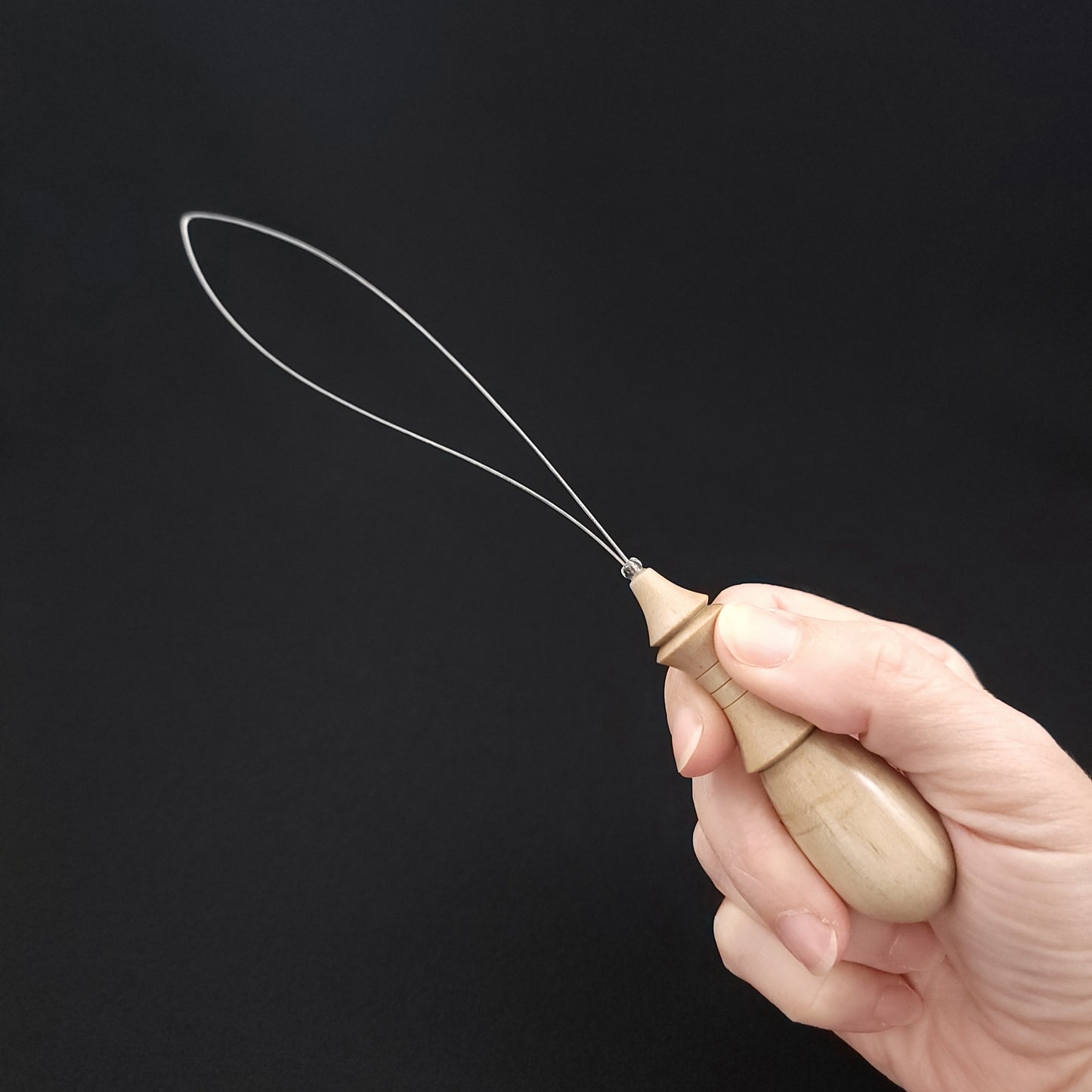 Stabilized Spalted Holly Orifice Hook