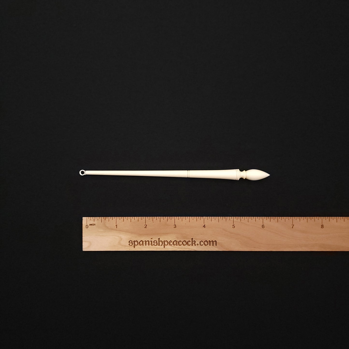 Holly Russian Lace Spindle Ornament