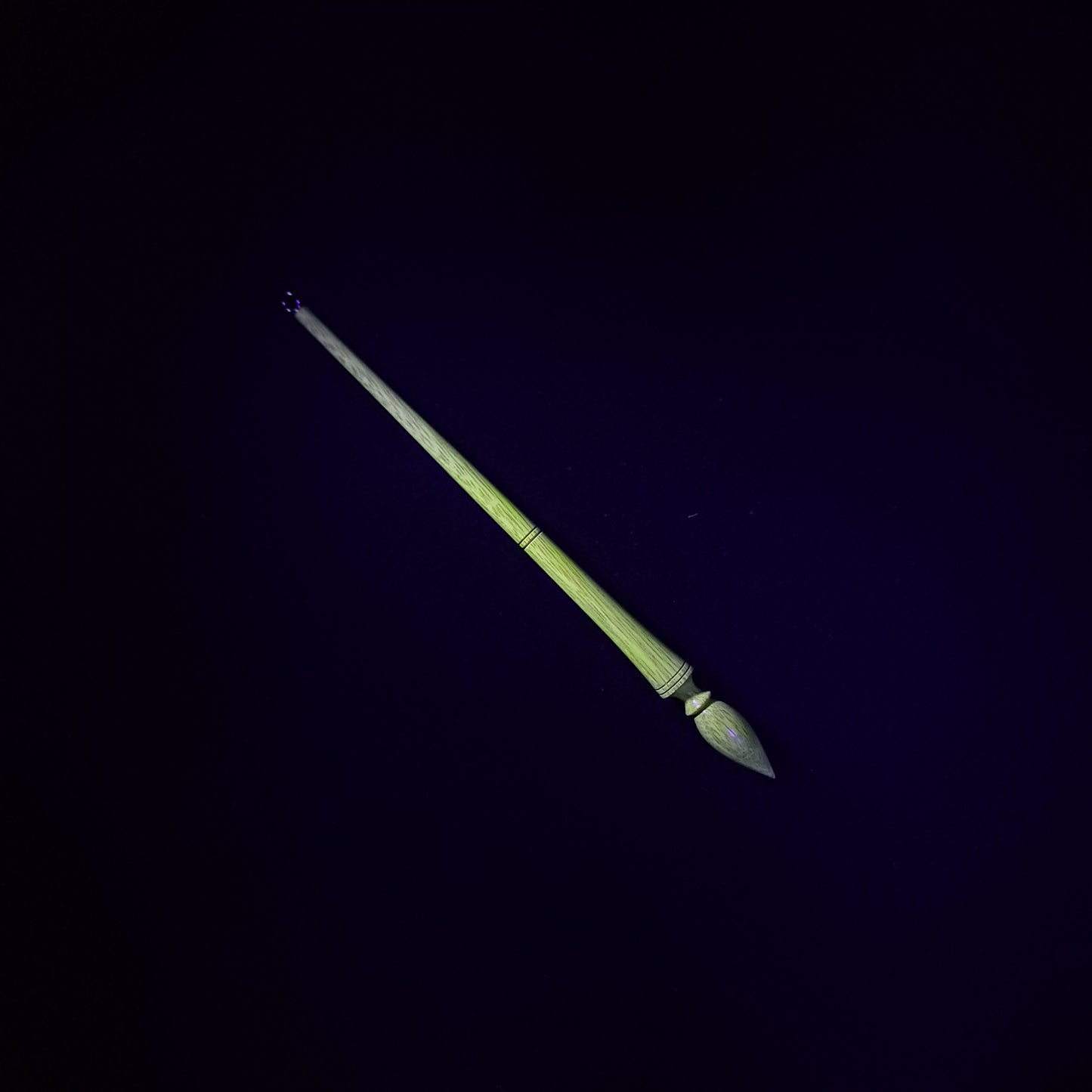 Osage Orange Russian Lace Spindle Ornament