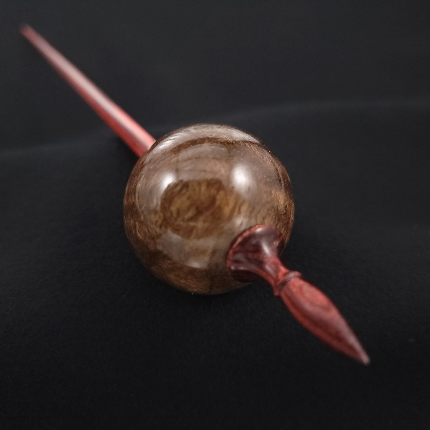 Stabilized Curly Black Mango Ninja