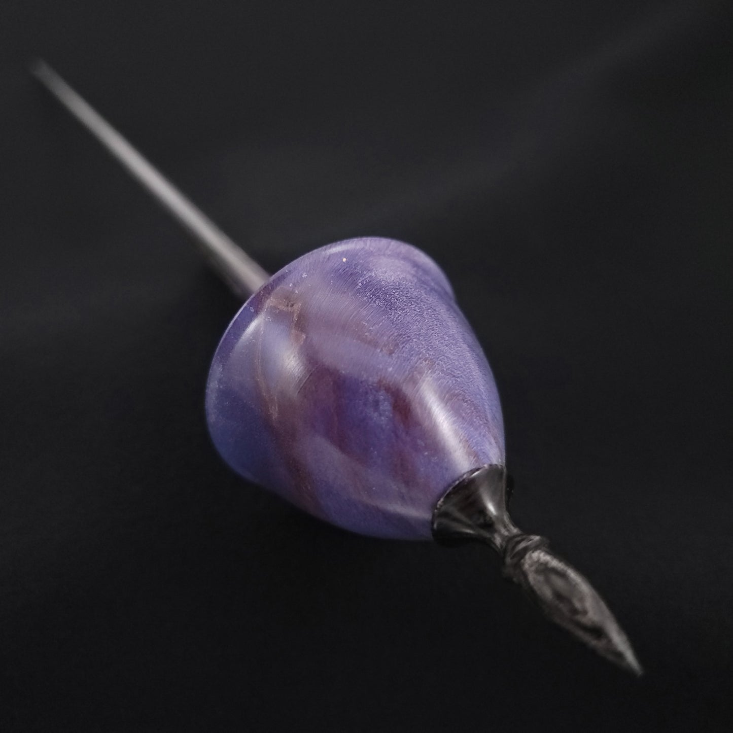 Dyed & Stabilized Spalted Holly Tibetan