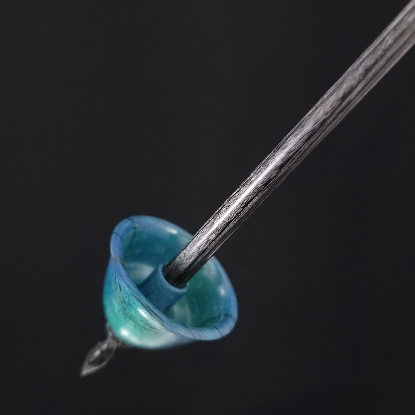 Dyed & Stabilized Spalted Holly Tibetan