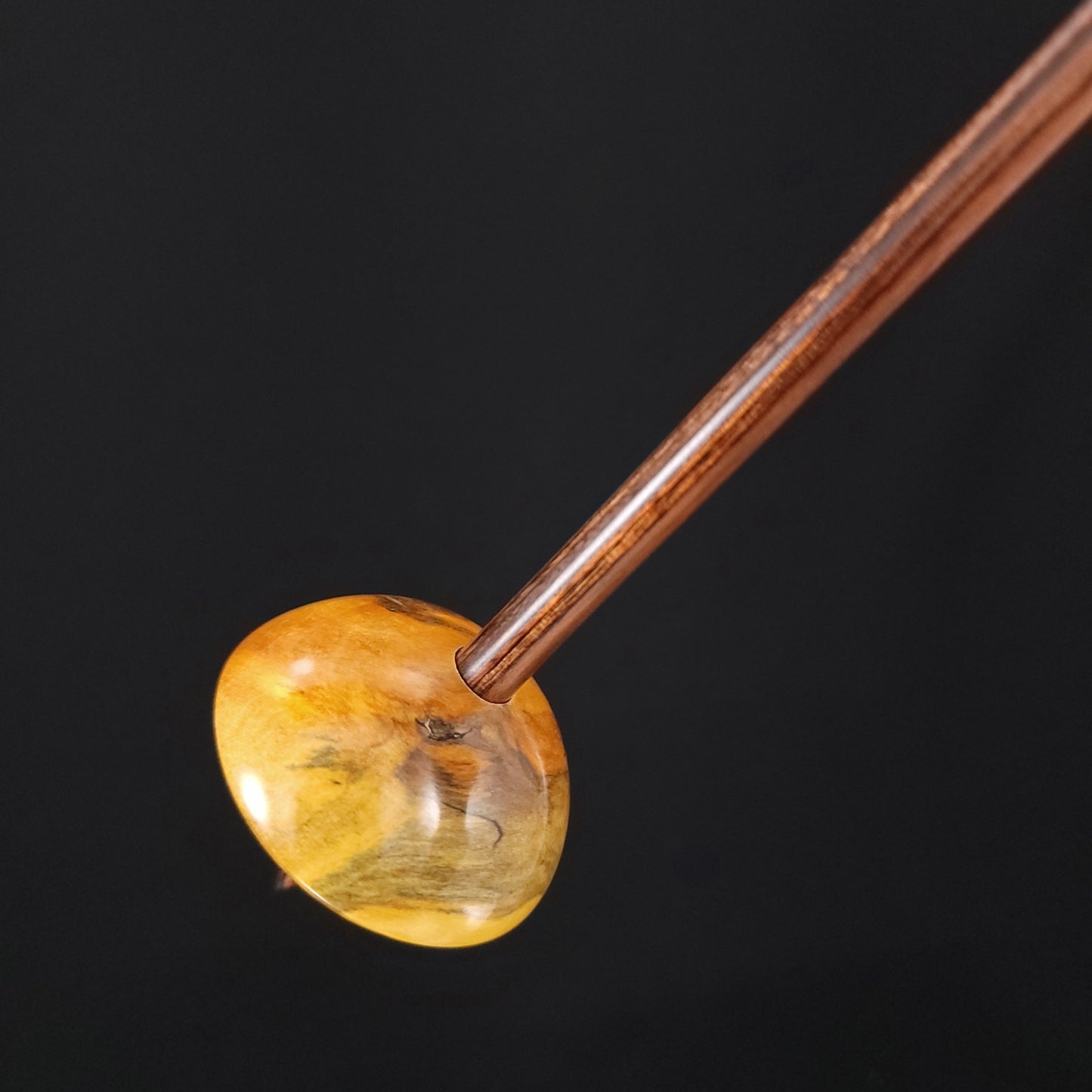 Dyed & Stabilized Spalted Maple Bob