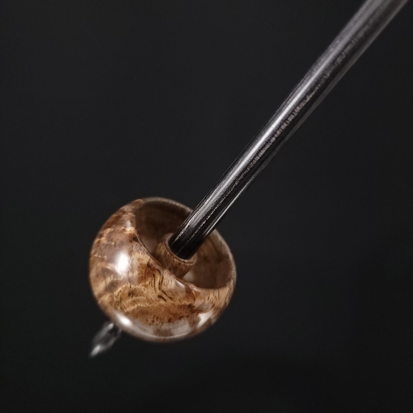 Stabilized Curly Black Mango Ninja