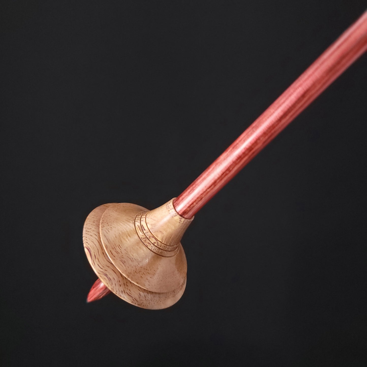 Dyed & Stabilized Curly Oak Shop Rat Bead