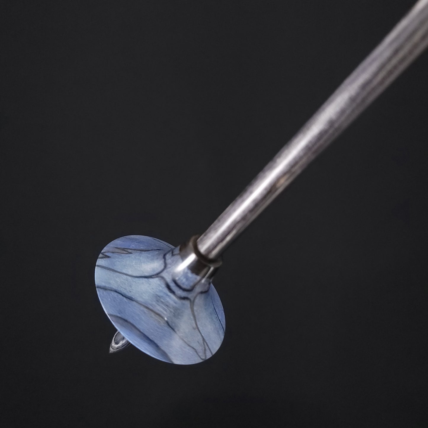 Dyed & Stabilized Spalted Holly Bead