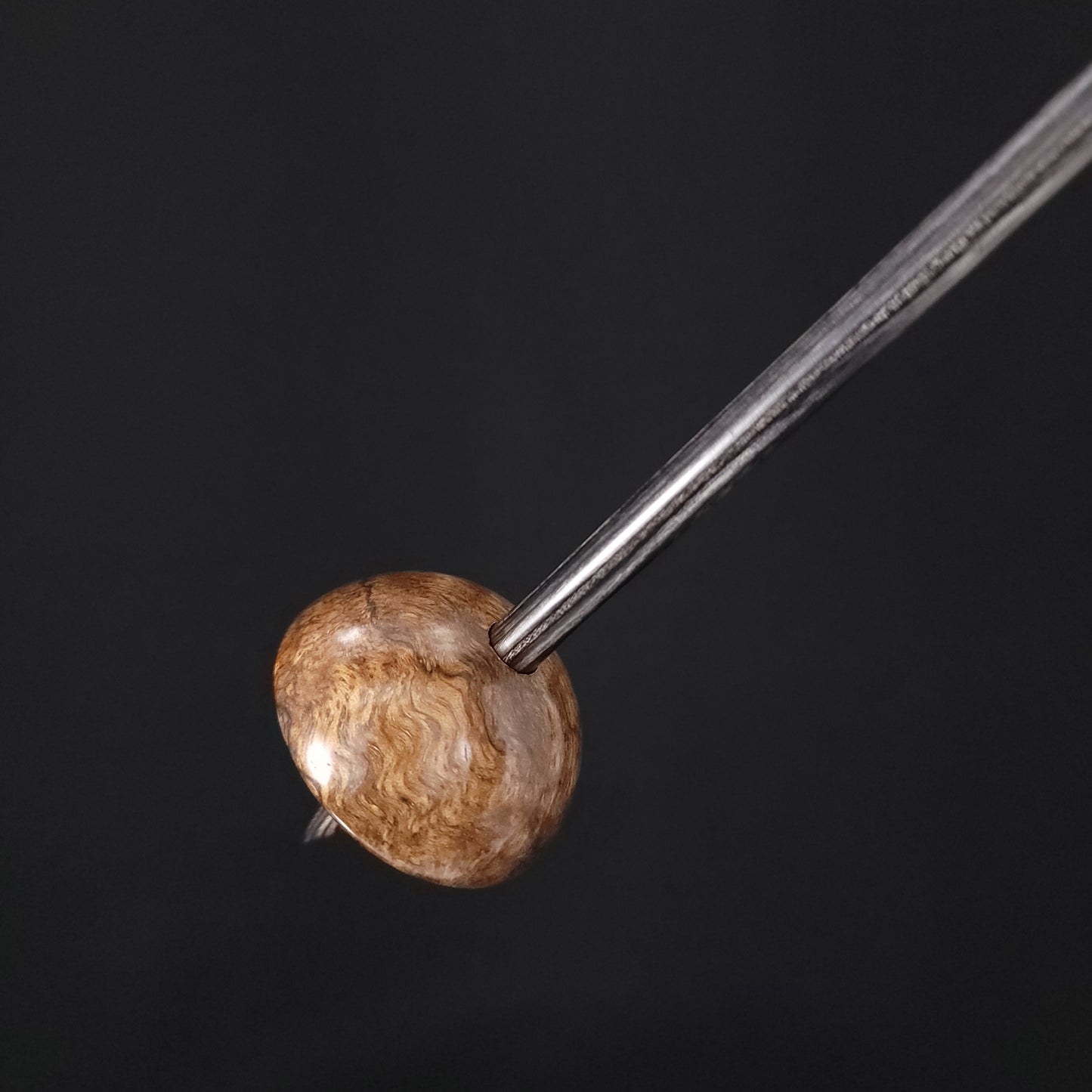 Stabilized Curly Black Mango Bob