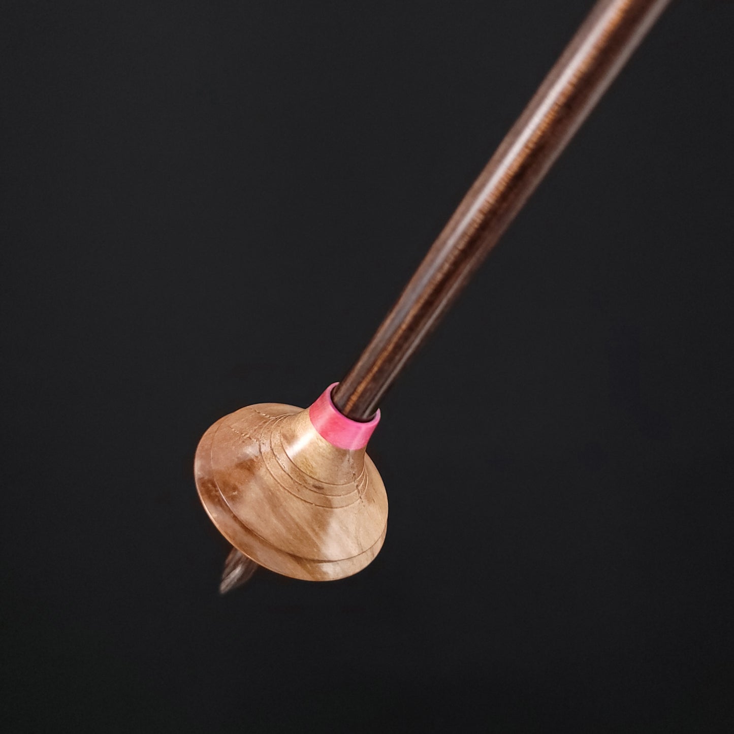 Stabilized Quilted Maple Shop Rat Bead