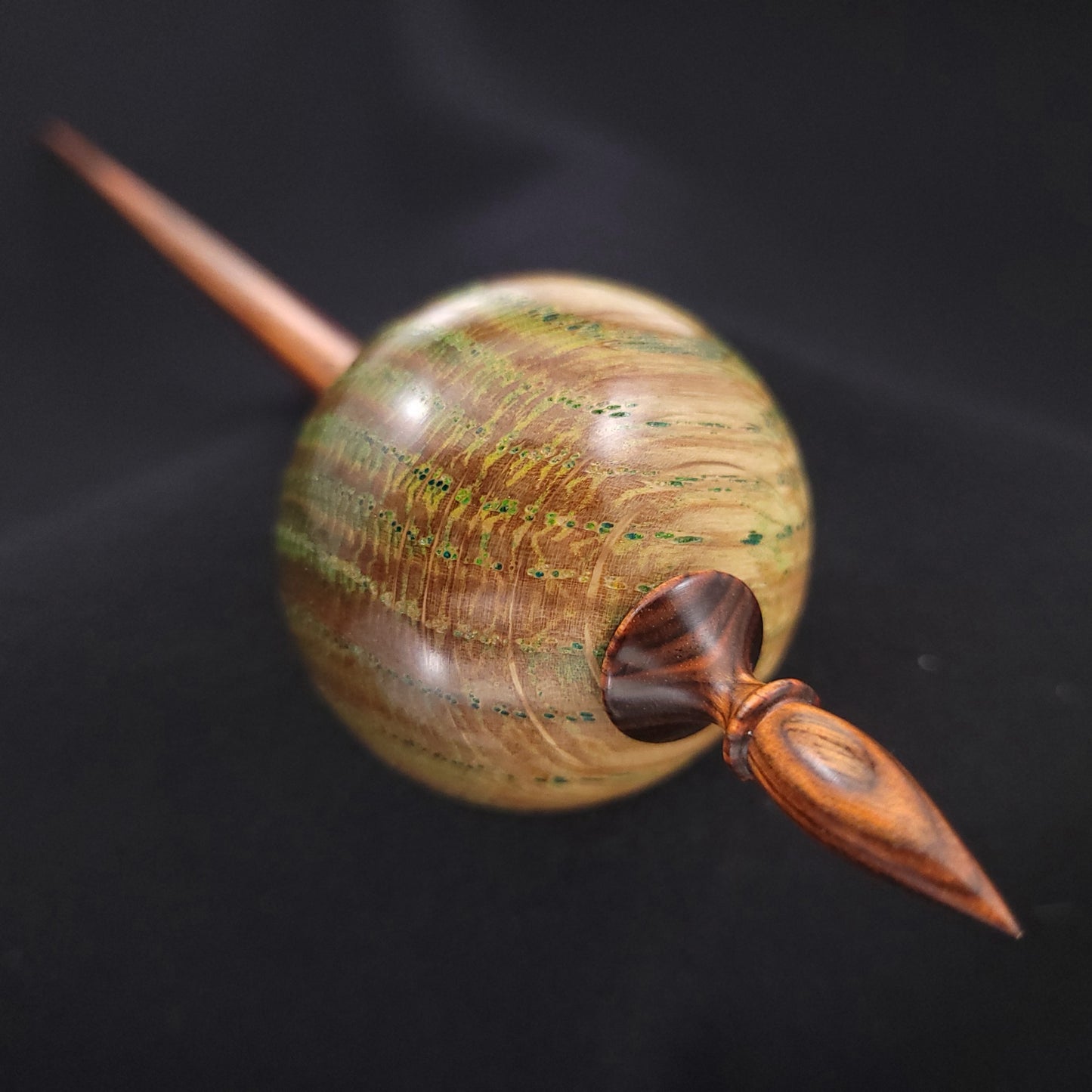 Dyed & Stabilized Curly Oak Ninja