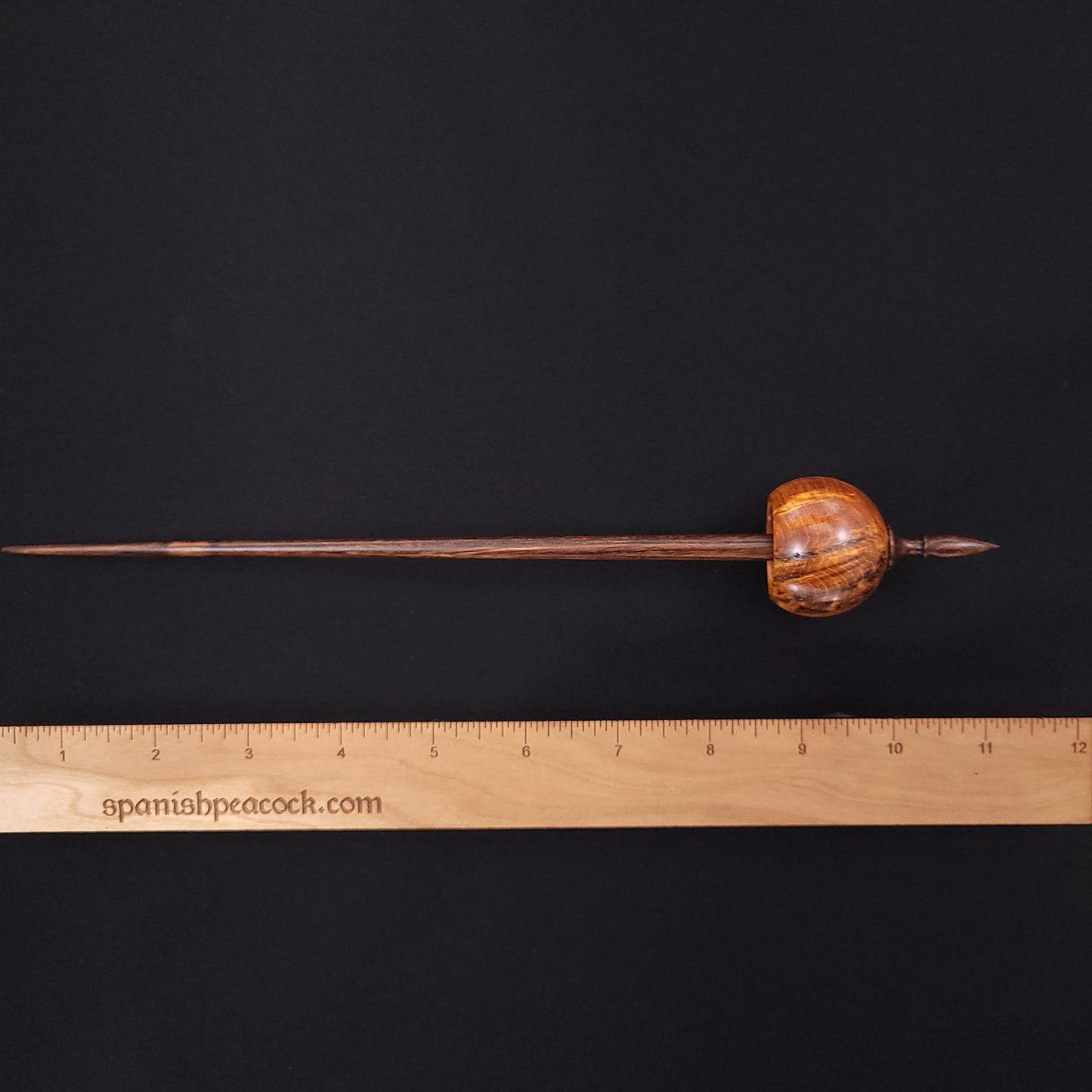 Dyed & Stabilized Black Ash Burl Ninja