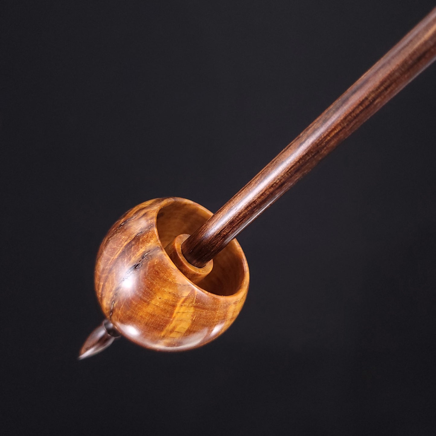 Dyed & Stabilized Black Ash Burl Ninja