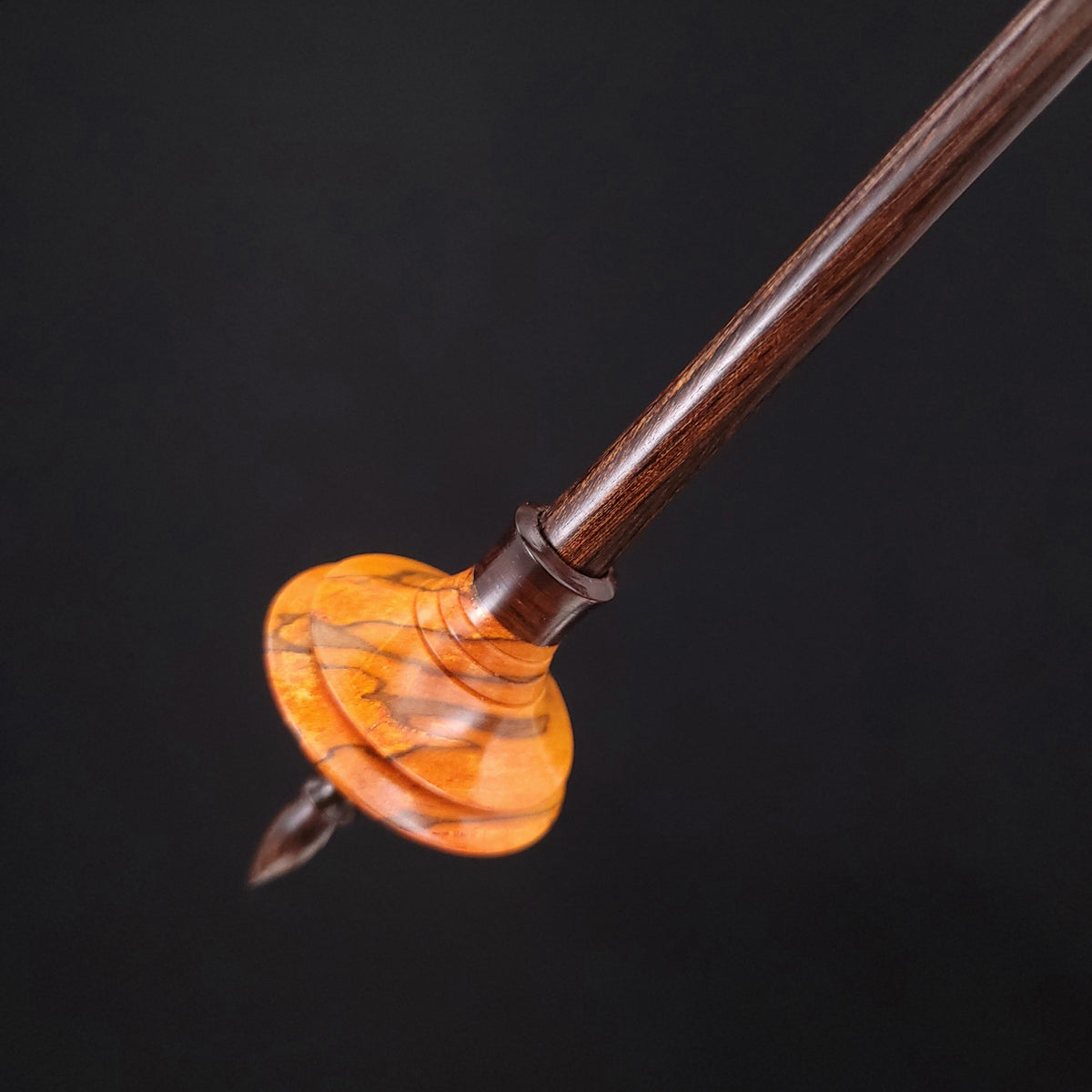 Dyed & Stabilized Spalted Maple Shop Rat Bead
