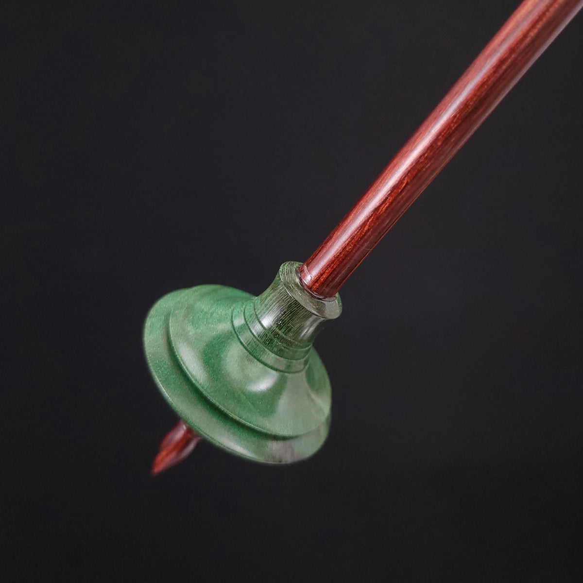 Dyed & Stabilized Flame Elder Shop Rat Bead