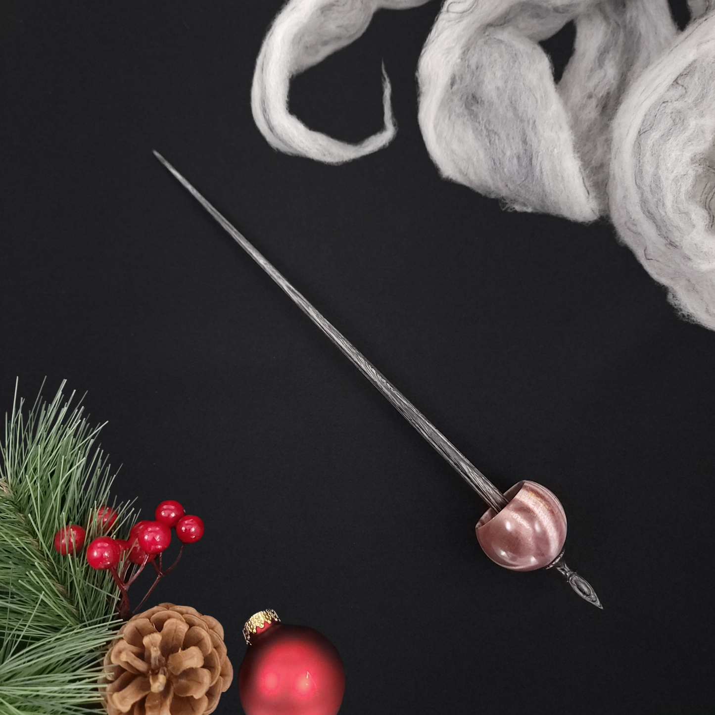 Dyed & Stabilized Curly Maple Ninja