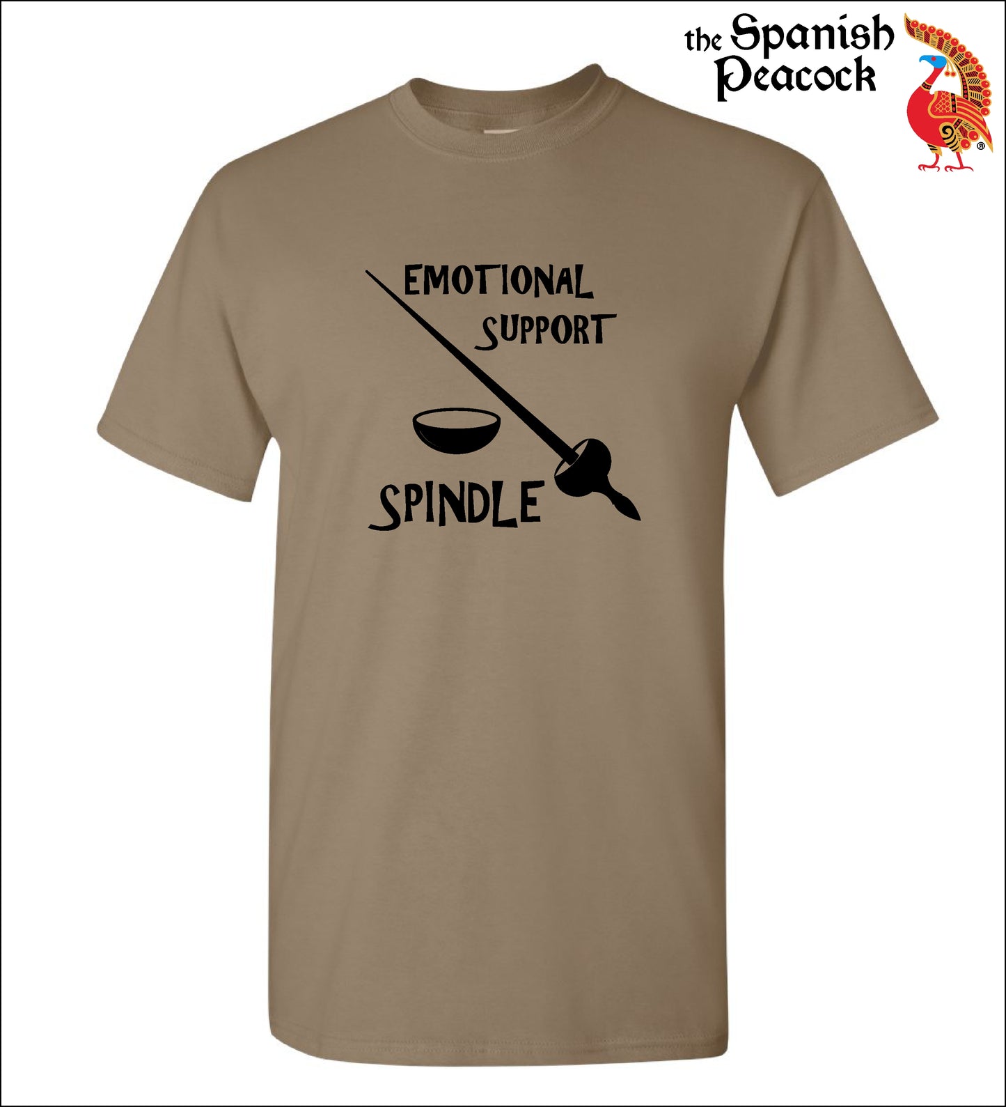 Emotional Support Spindle Heavy Cotton Tee