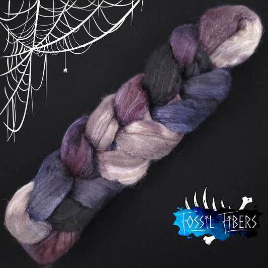 Midnight Sky - 2 oz 85/15 BFL/Silk