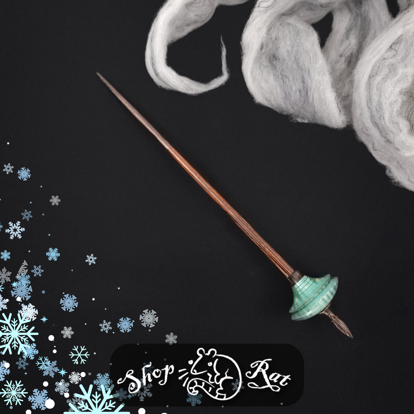 Dyed & Stabilized Hard Maple Shop Rat Bead