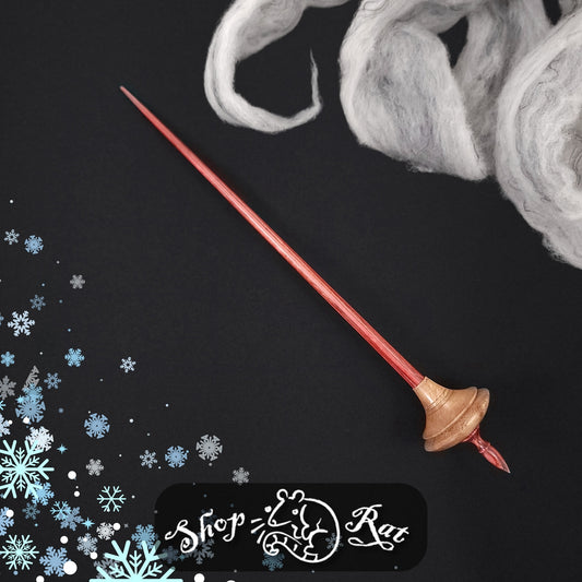 Dyed & Stabilized Curly Oak Shop Rat Bead