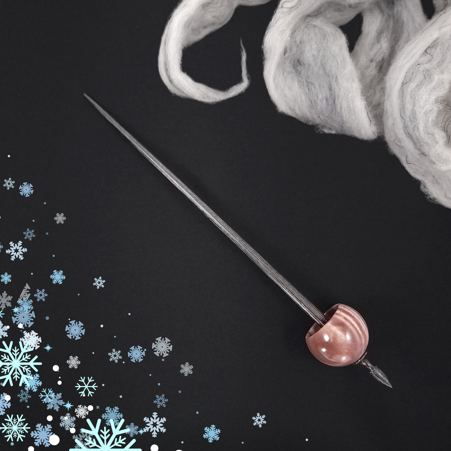 Dyed & Stabilized Curly Maple Ninja