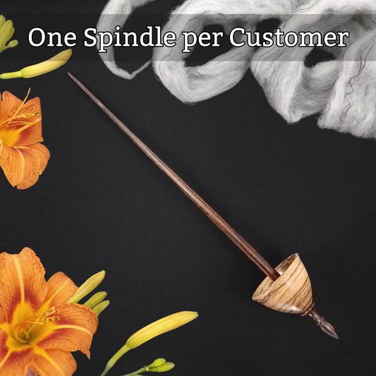 Full Size Zebrawood Tibetan Spindle **One spindle per customer!