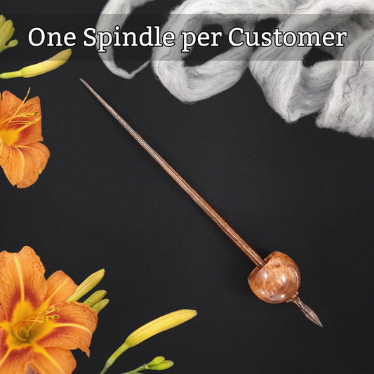 Full Size Amboyna Burl Ninja Spindle **One spindle per customer!