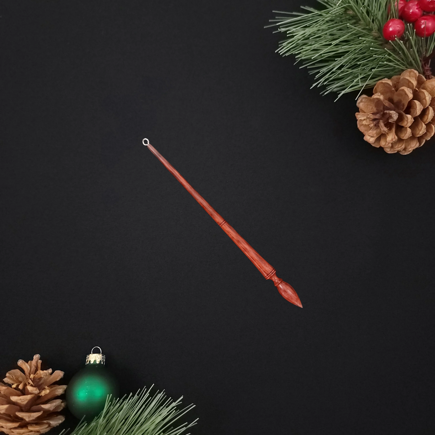 Redheart Russian Lace Spindle Ornament