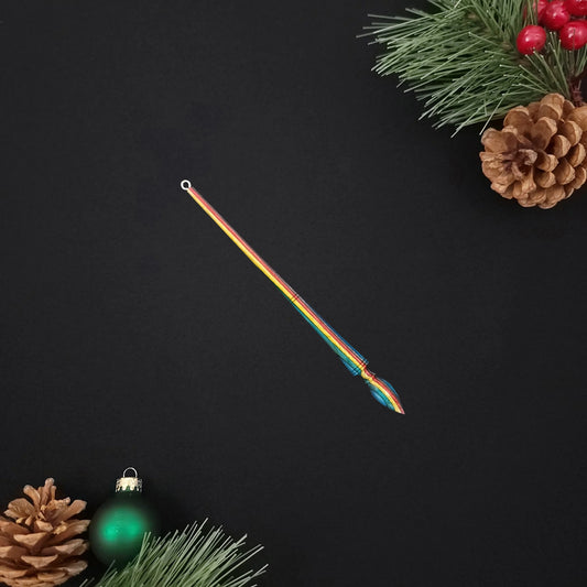 Confetti Spectraply Birch Russian Lace Spindle Ornament