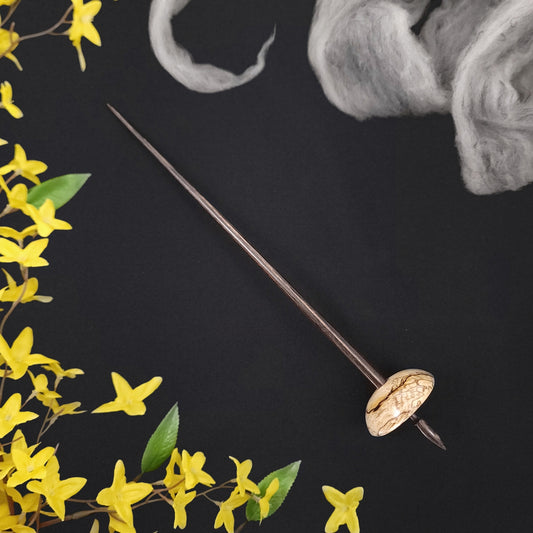 Stabilized Spalted Holly Bob