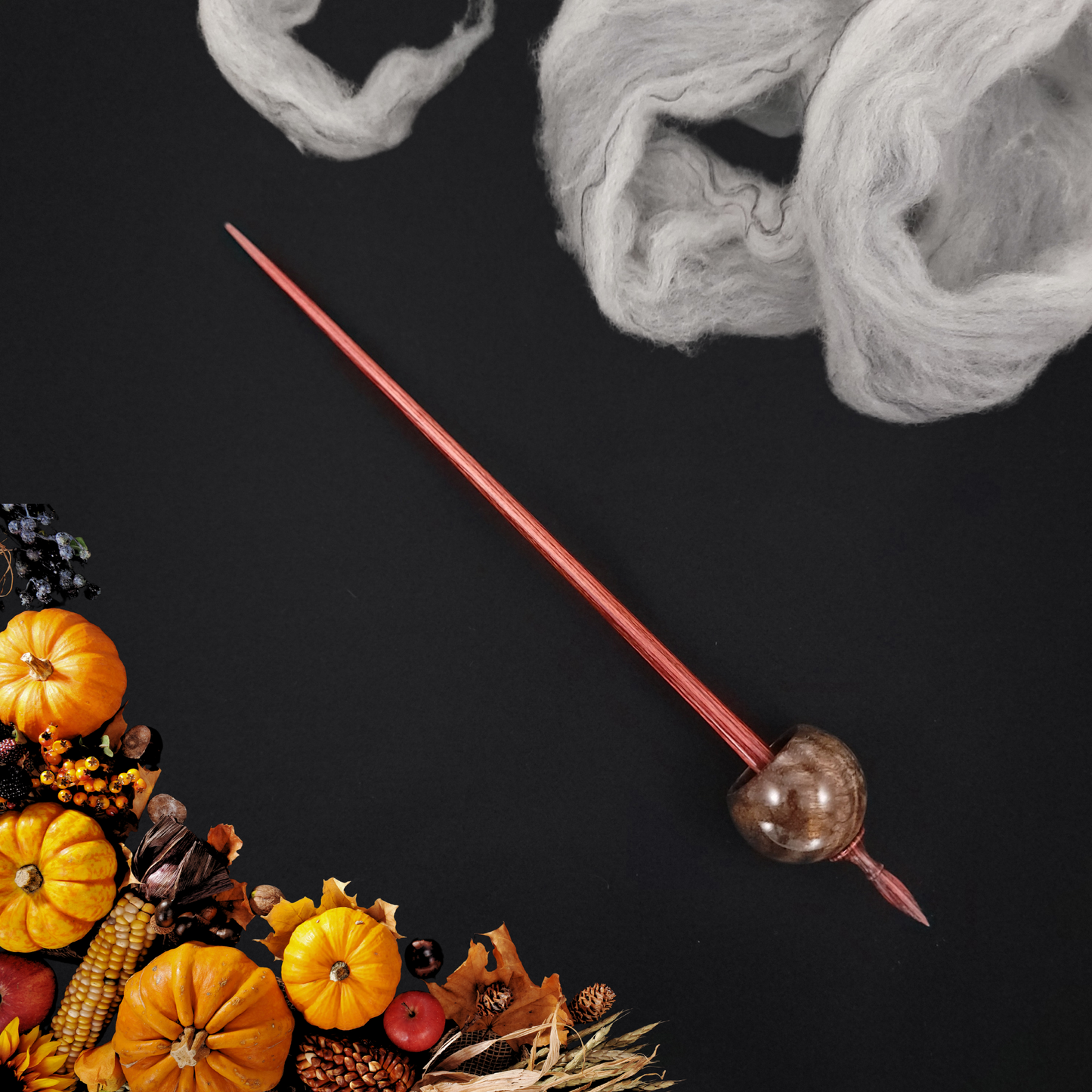 Stabilized Curly Black Mango Ninja