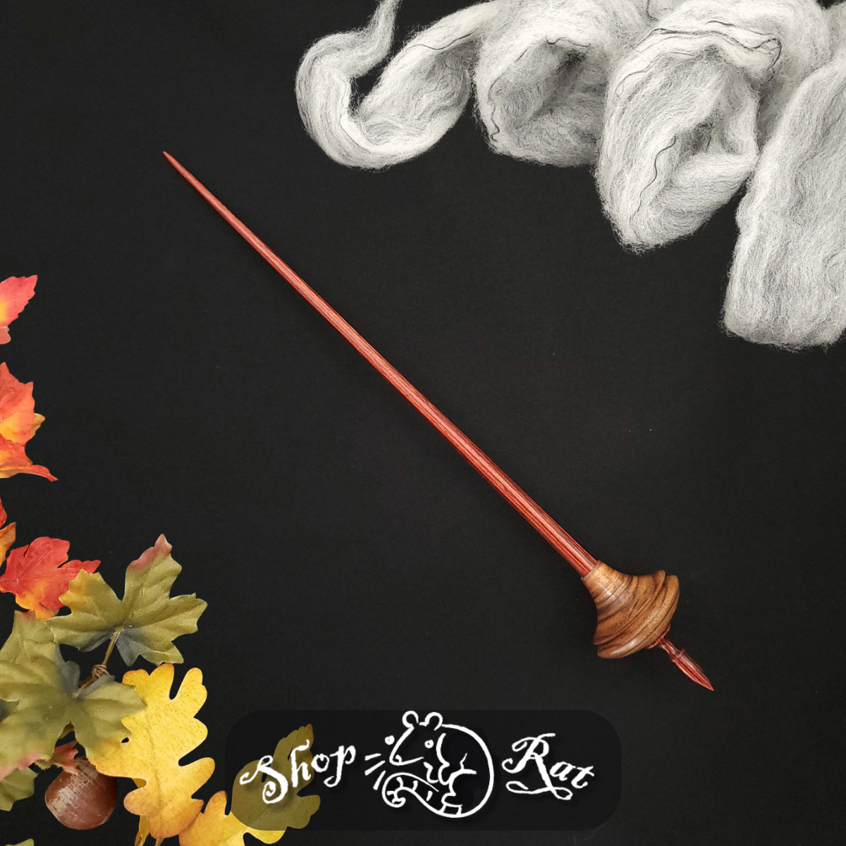 Bolivian Rosewood Shop Rat Bead