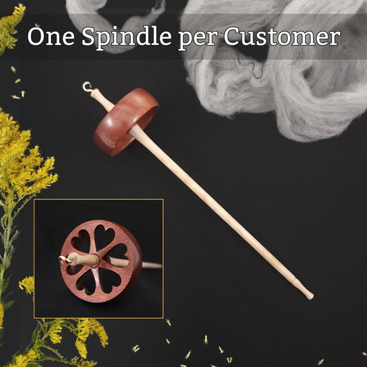 Bloodwood Cut Out Top Whorl **One spindle per customer!