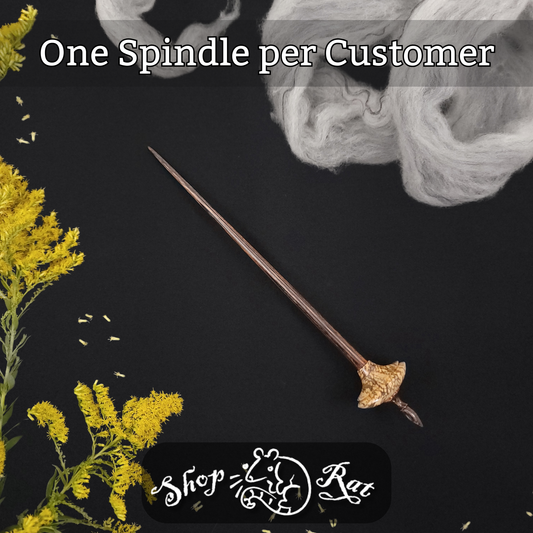 Stabilized Spalted Tamarind Shop Rat **One spindle per customer!