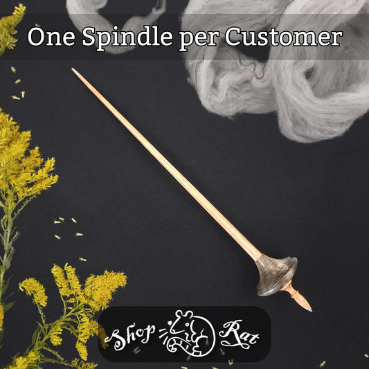 Stabilized Buckeye Burl Shop Rat Bead **One spindle per customer!