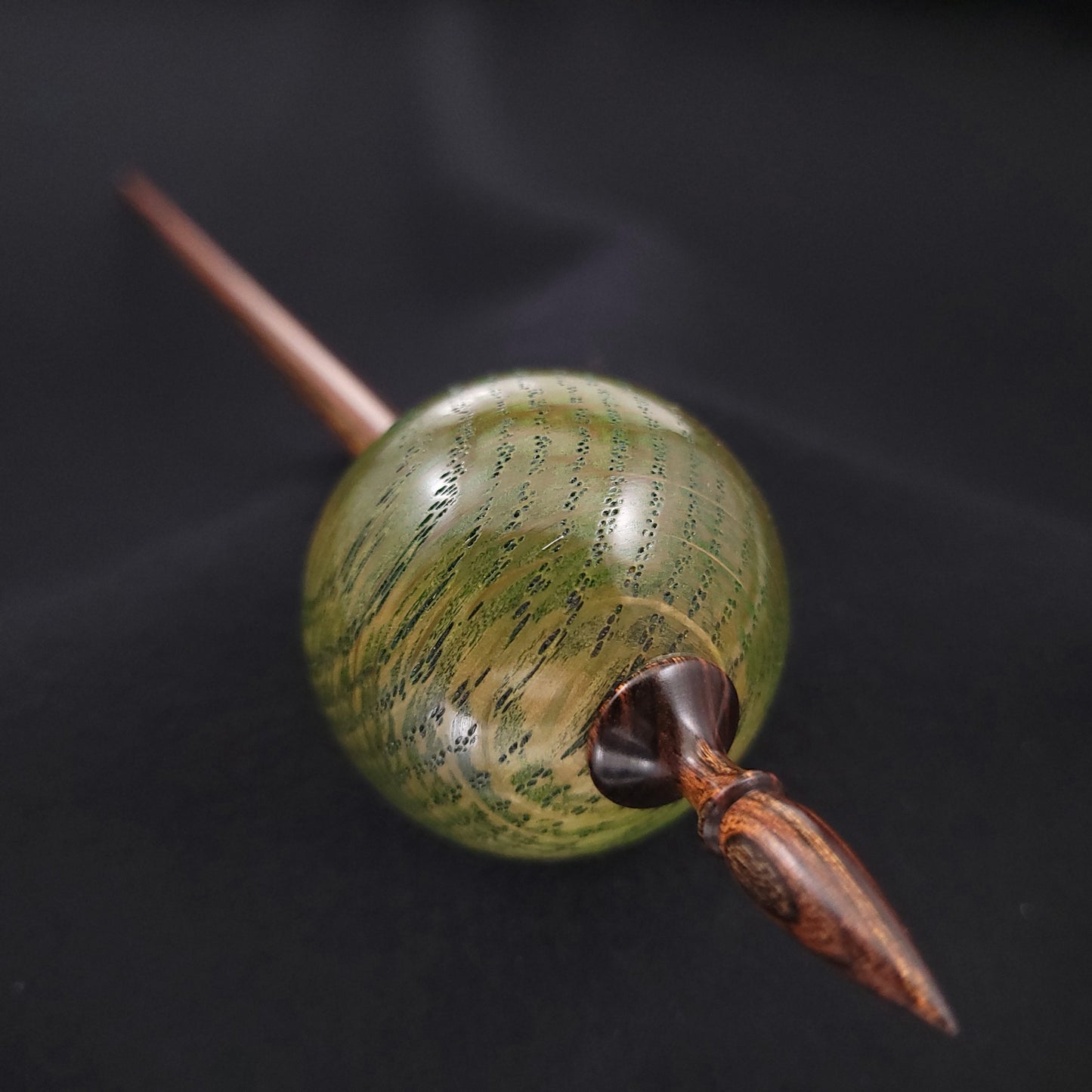 Dyed & Stabilized Curly Oak Ninja