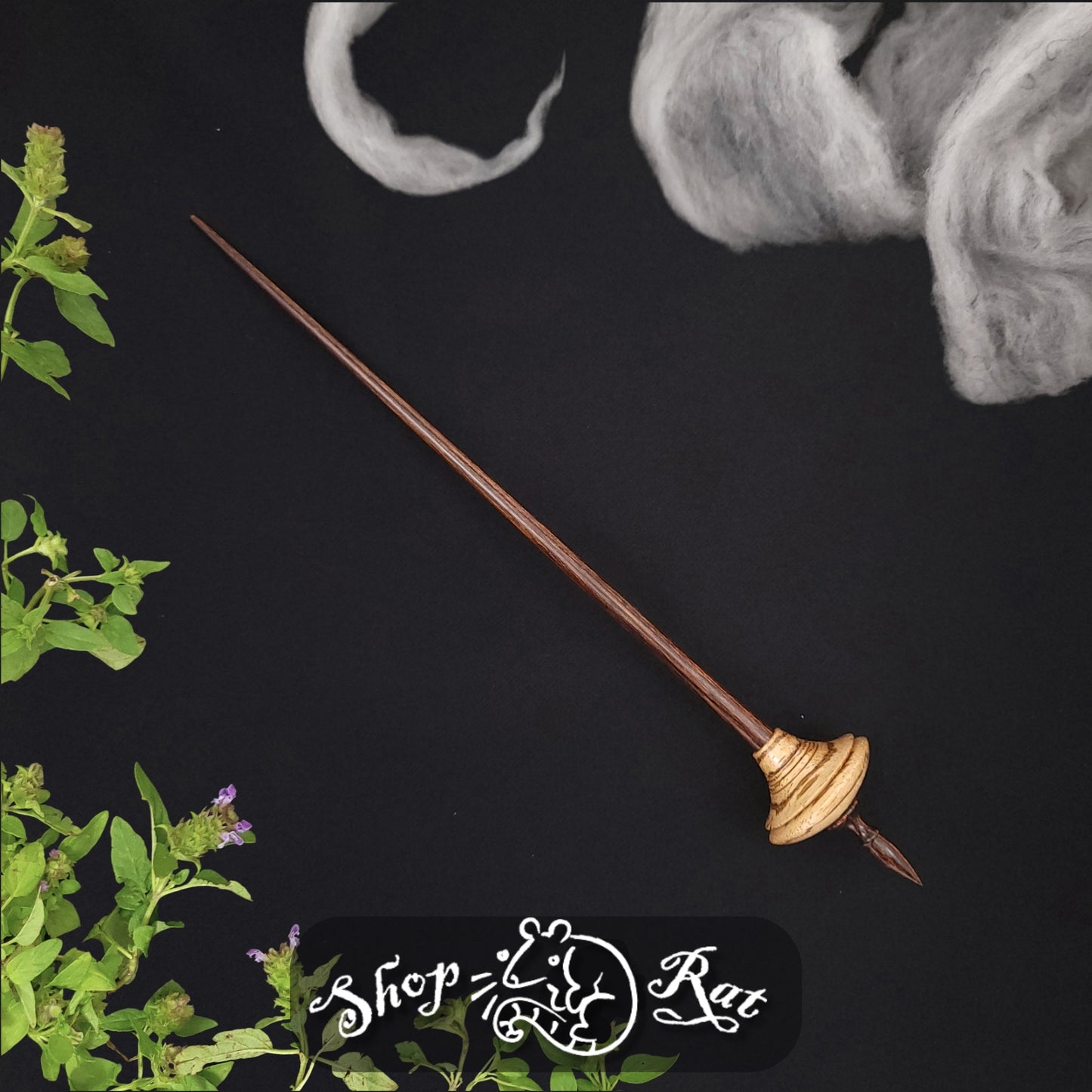 Zebrawood Shop Rat Bead