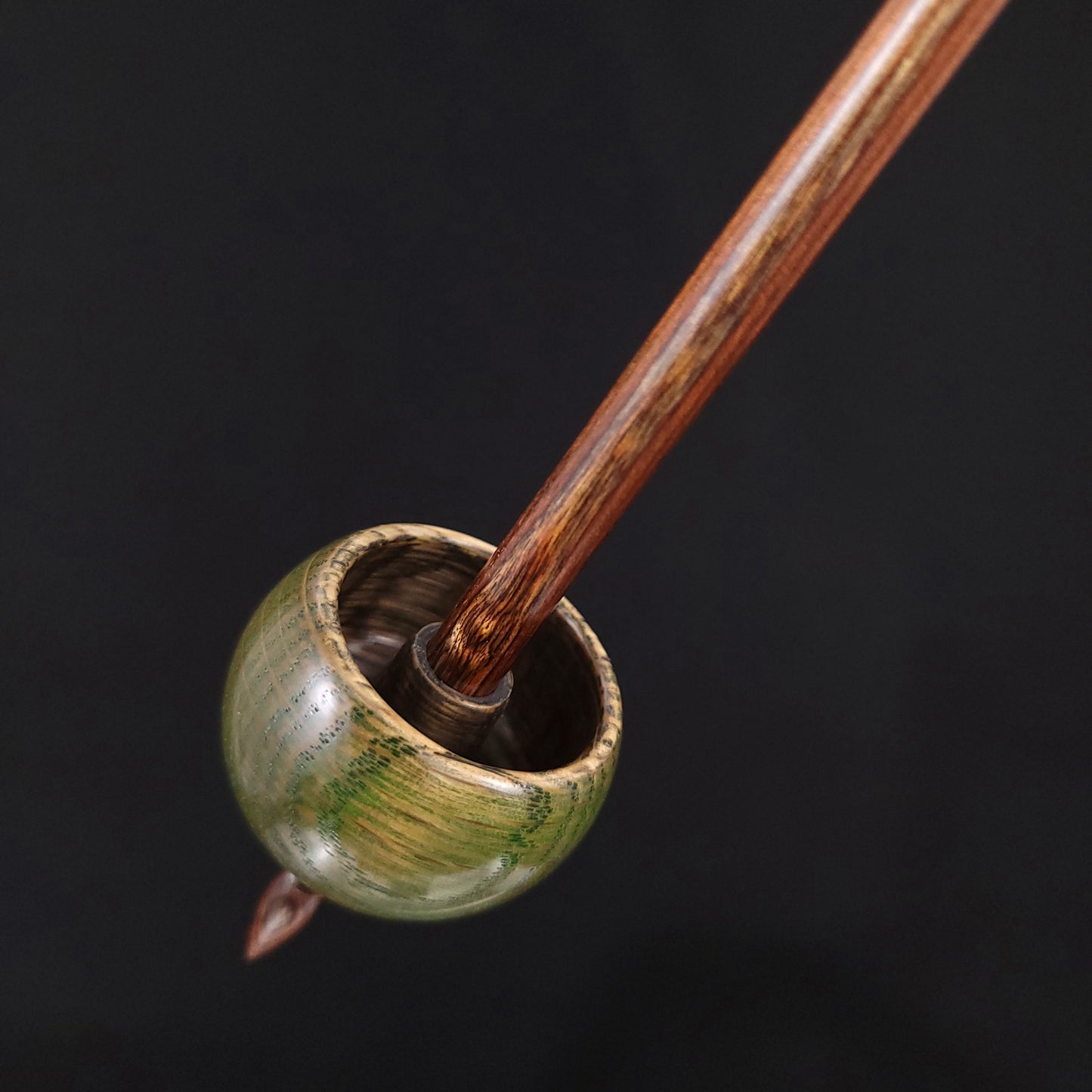 Dyed & Stabilized Curly Oak Ninja